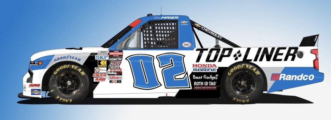 TOP LINER™ Partners with Ben Meier for Inaugural NASCAR CRAFTSMAN Truck Series Race at the Charlotte Motor Speedway ROVAL™