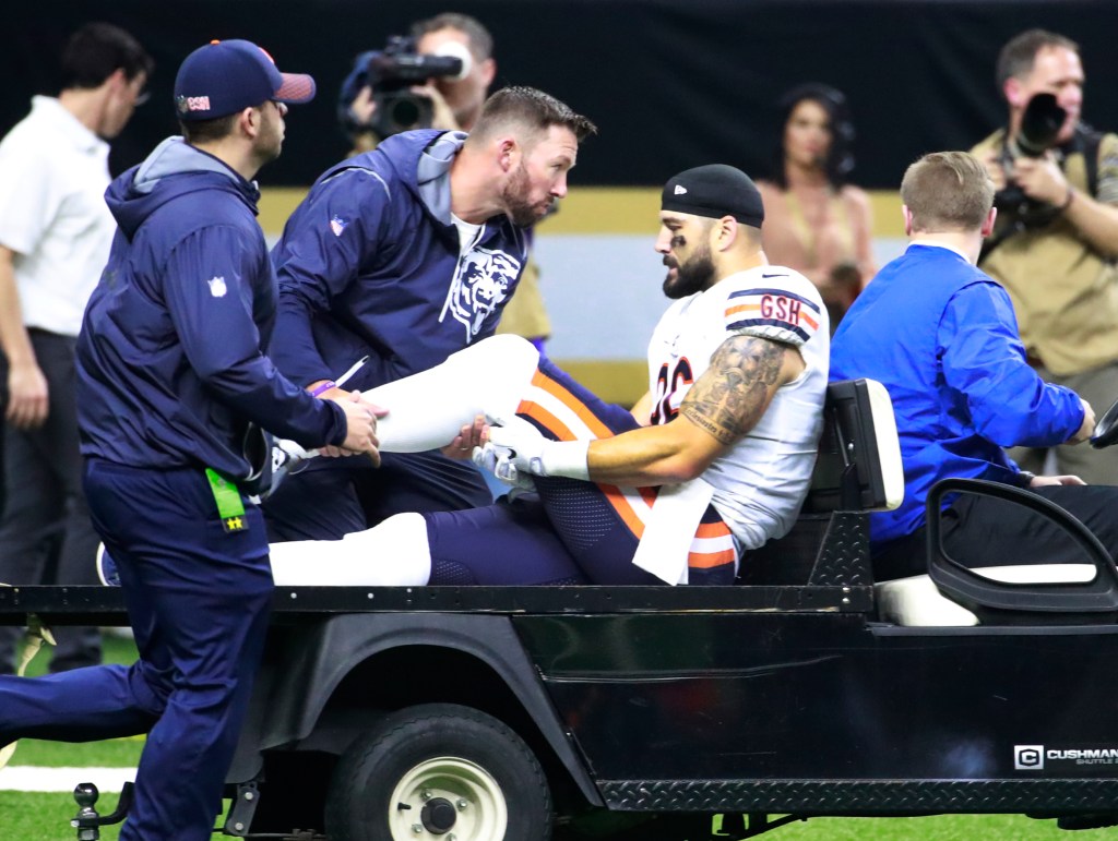 'Save my leg, please,' Bears tight end Zach Miller tells surgeon after injury
