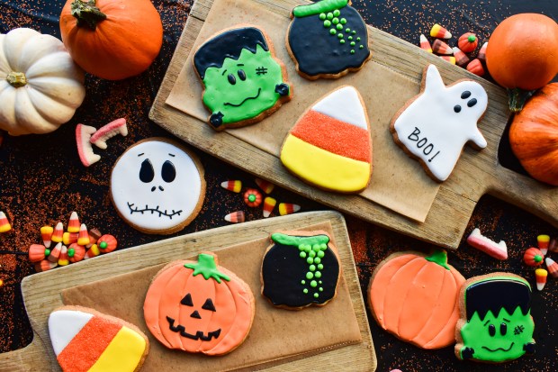 Halloween-inspired sugar cookies from Beatrix. (Samantha Brauer)