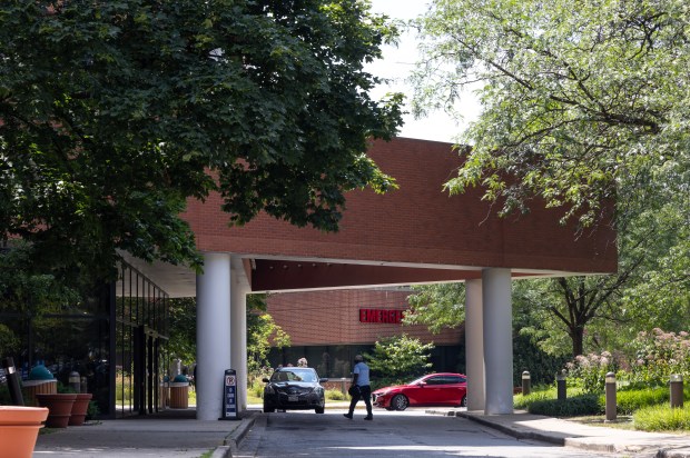 West Suburban Medical Center in Oak Park, operated by Resilience Healthcare, Aug. 8, 2025. (Dominic Di Palermo/Chicago Tribune)