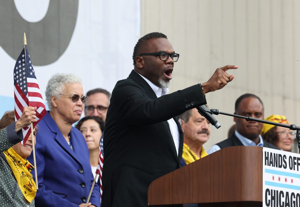 Mayor Brandon Johnson sues Trump over threat to cut emergency funding