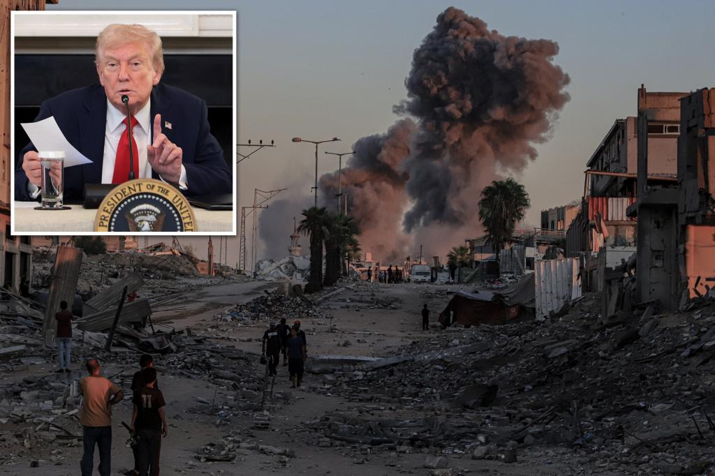Trump announces Israel and Hamas signed off on phase one of Gaza peace plan
