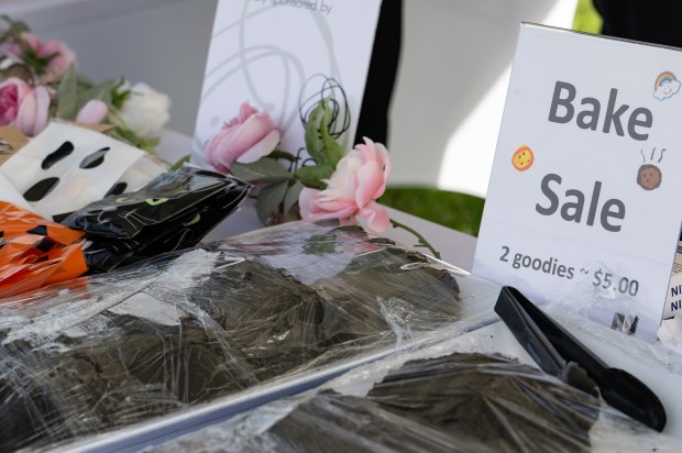 The event included a bake sale (Jon Clark)