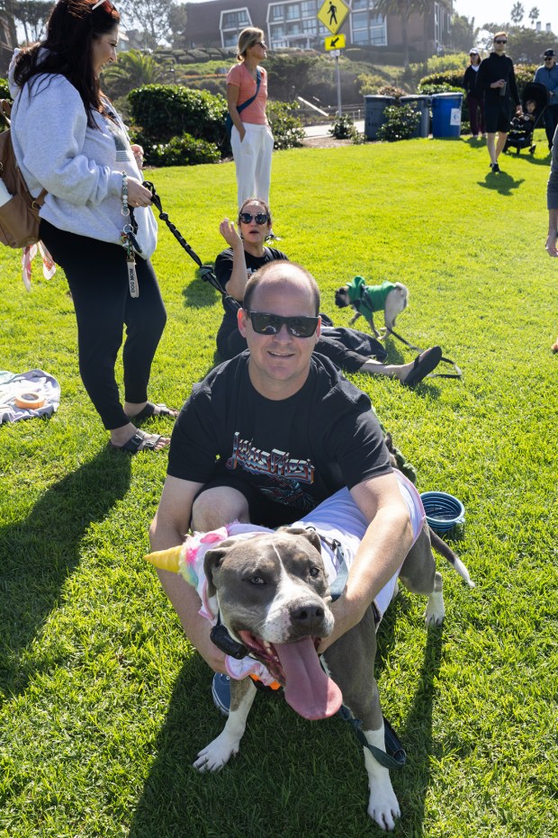 Matt Hoag with Rigby (Jon Clark)