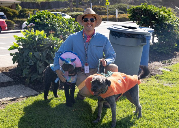 Daren Esposito with Emma and Lucky (Jon Clark)