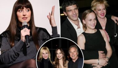 Dakota Johnson reveals 'scary' childhood in spotlight as Melanie Griffith and Don Johnson's daughter