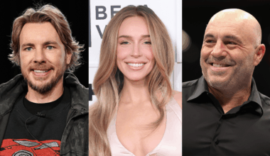 Dax Shepard, Alex Cooper and Joe Rogan.