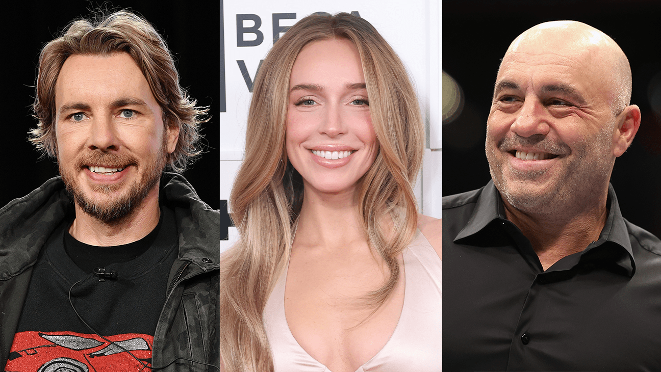 Dax Shepard, Alex Cooper and Joe Rogan.