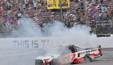 Gio Ruggiero Plays Spoiler at Talladega; Captures Career First Win