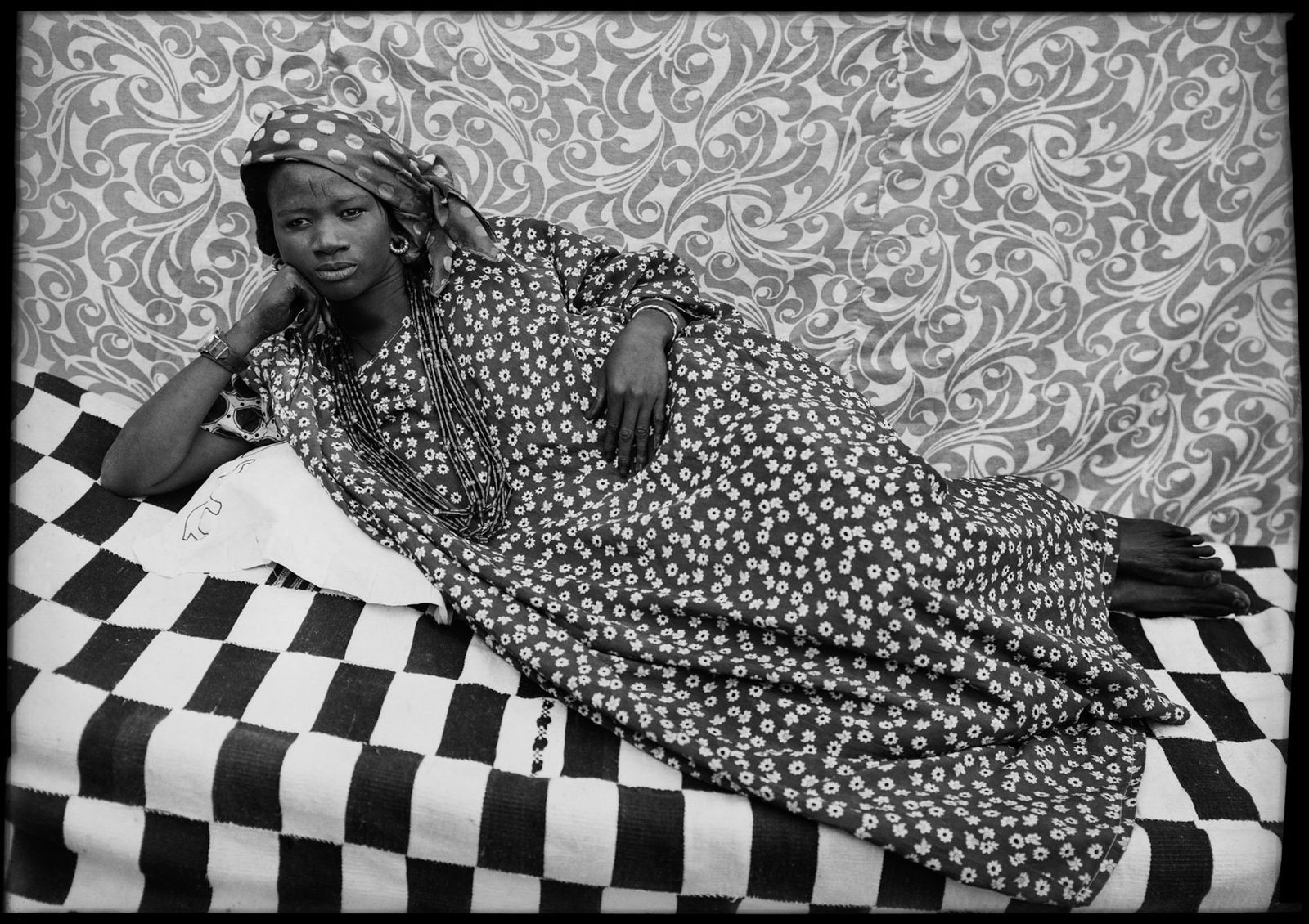 Seydou Keita. Untitled 195357 printed ca. 19942001. Gelatin silver print. Courtesy of The Jean Pigozzi African Art...