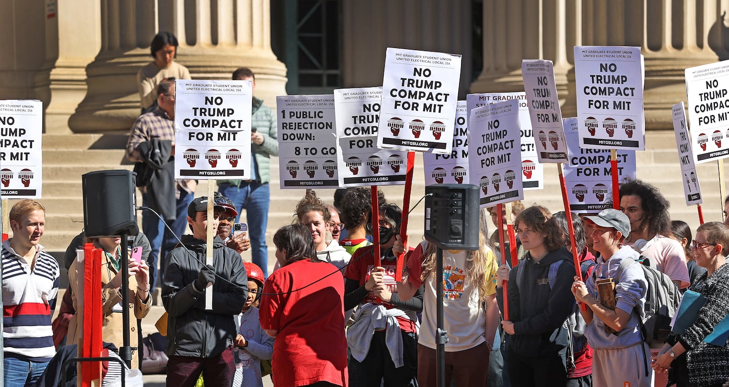 More than a dozen MIT student groups signed a letter last week urging the university not to accept the deal.