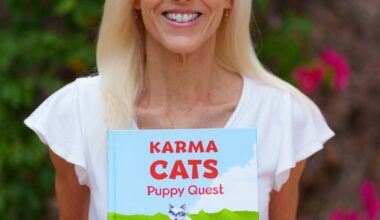 Encinitas children’s book author launches ‘Karma Cats Puppy Quest’ – San Diego Union-Tribune