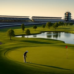 Fore on the speedway: this racetrack is so massive it has a golf course inside