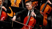 Eunghee Cho Dallas Chamber Symphony principal cellist Mitch Lazorko