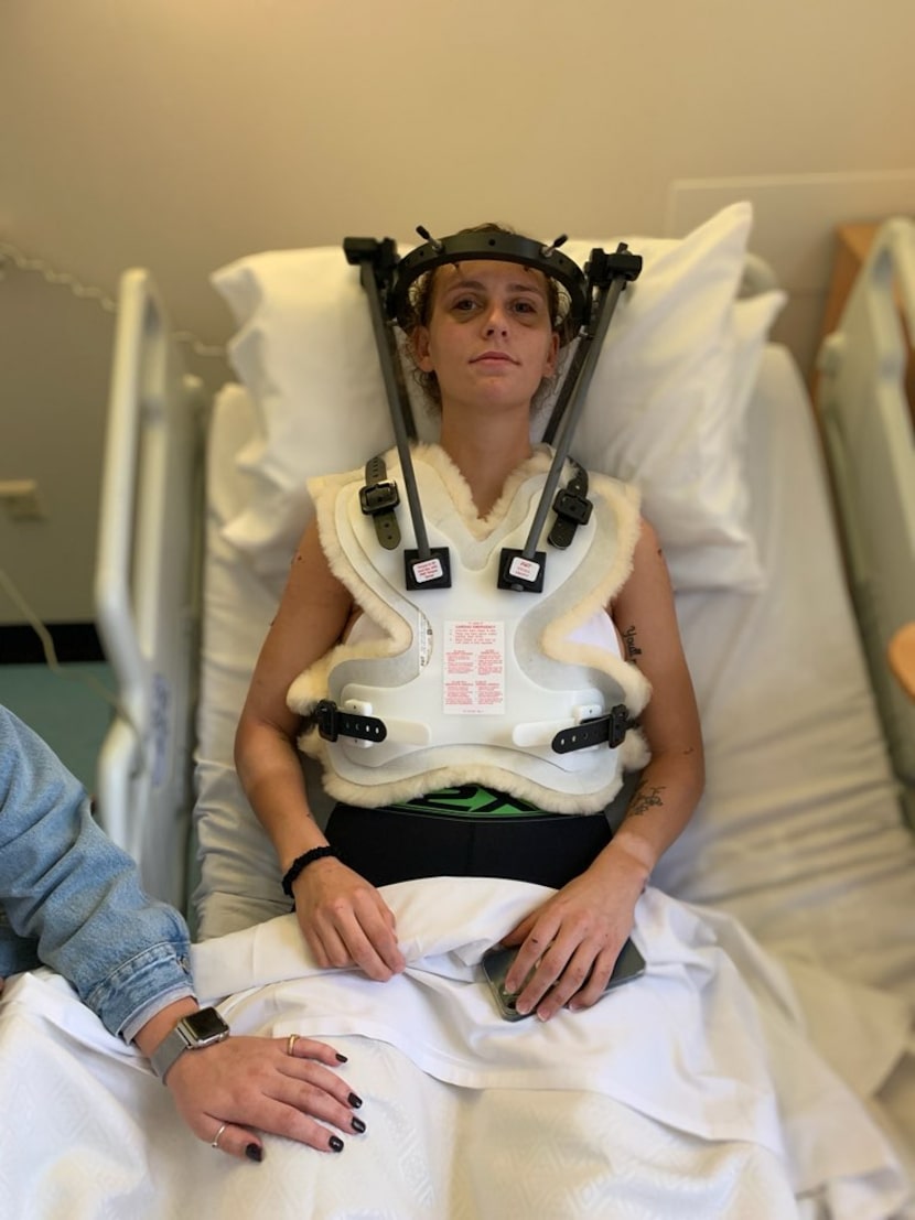 Dallas Trinity FC goalkeeper Rylee Foster nearly died in a car accident. Contributing...