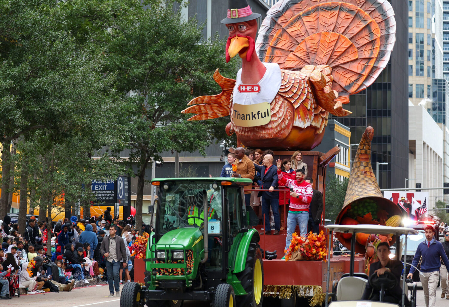 Houston Mayor John Whitmire at the 2024 Houston Pride Parade.