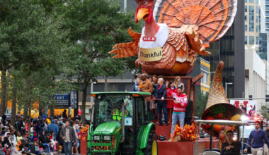 Houston Mayor John Whitmire at the 2024 Houston Pride Parade.