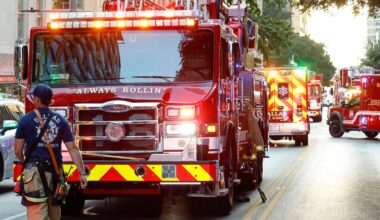 Downtown Dallas apartment building evacuated Thursday evening