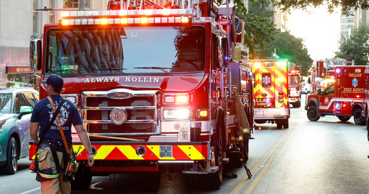 Downtown Dallas apartment building evacuated Thursday evening