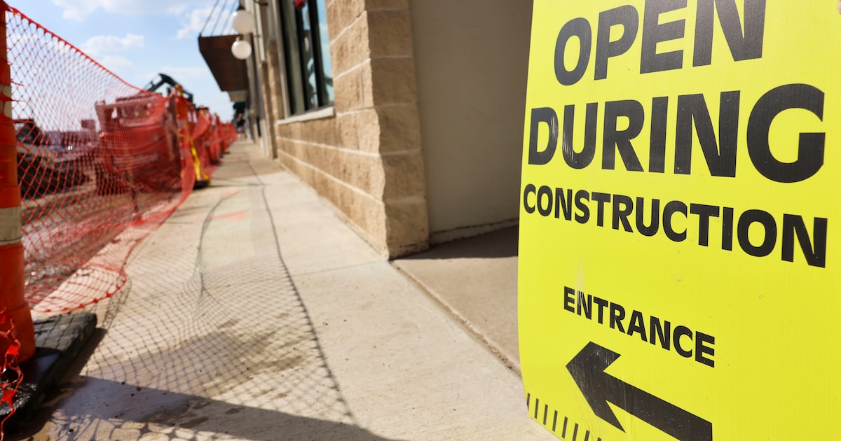 Construction on Lovers Lane is a concern for small businesses