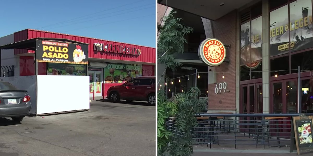 Phoenix mercado, Tempe Japanese spot cited by health inspectors