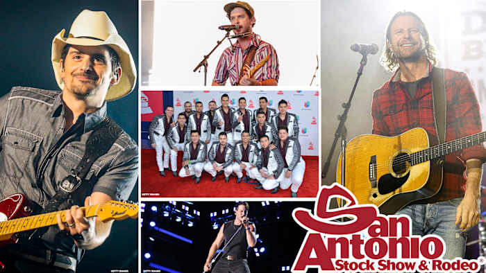 Brad Paisley, Russell Dickerson join lineup for 2026 San Antonio Stock Show & Rodeo