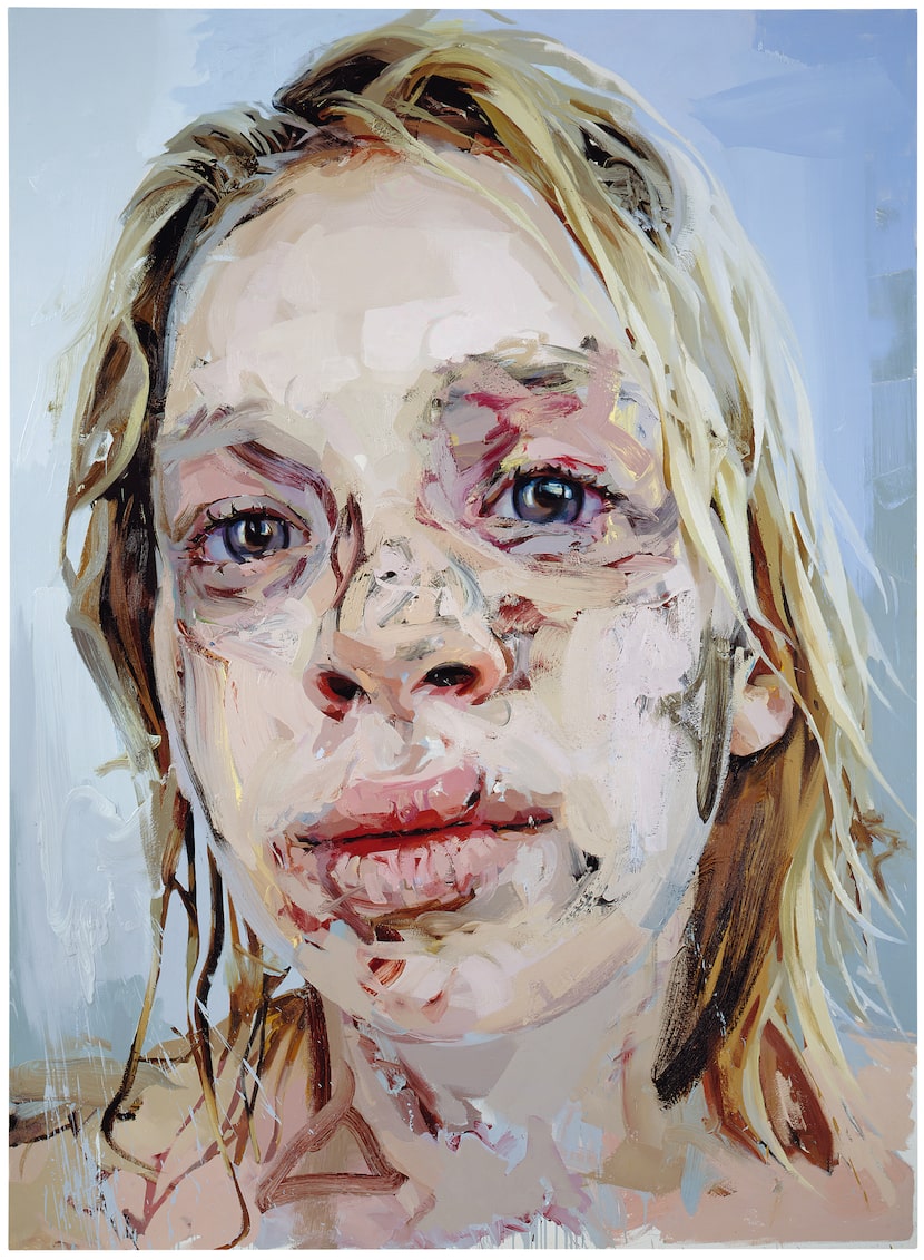 Jenny Saville's 2008 oil painting "Bleach" is among the works in the British artist's...