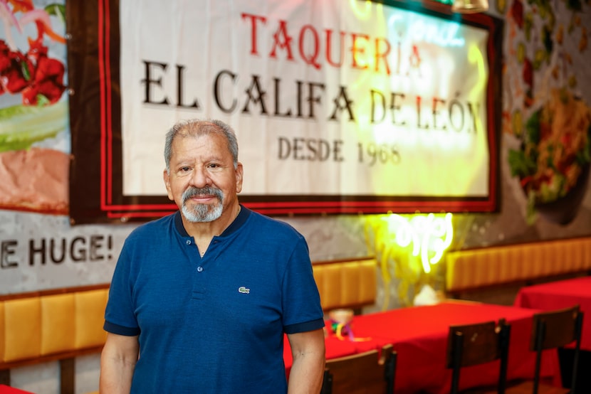 Michelin-starred chef Mario Hernández pictured at an El Califa de León taquería pop-up,...