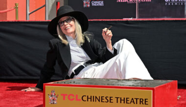 HOLLYWOOD, CALIFORNIA - AUGUST 11: Diane Keaton is honored with a Hand and Footprint Ceremony at TCL Chinese Theatre on August 11, 2022 in Hollywood, California. (Photo by Axelle/Bauer-Griffin/FilmMagic)