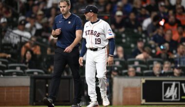 Astros part ways with head athletic trainer after injury-plagued season