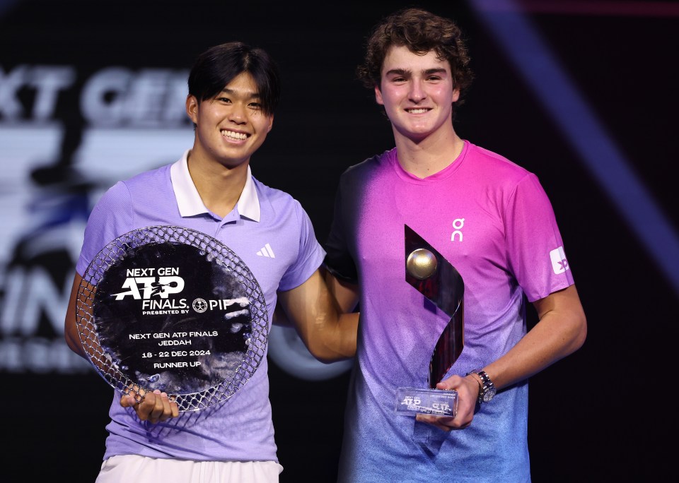 Tien lost to fellow tennis prodigy Joao Fonesca at the Next Gen Finals in 2024