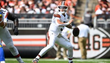 Browns bench Joe Flacco, name rookie Dillon Gabriel starting QB