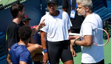 Naomi Osaka sends message to her coach after he announces he will be leaving her team