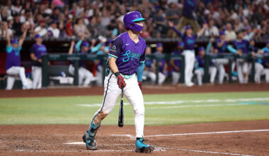 The Diamondbacks responded quickly to the disappearance of their sizable lead late, as Corbin Carro...