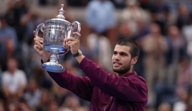 Nick Kyrgios predicts if Carlos Alcaraz will overtake Novak Djokovic for major titles in his career