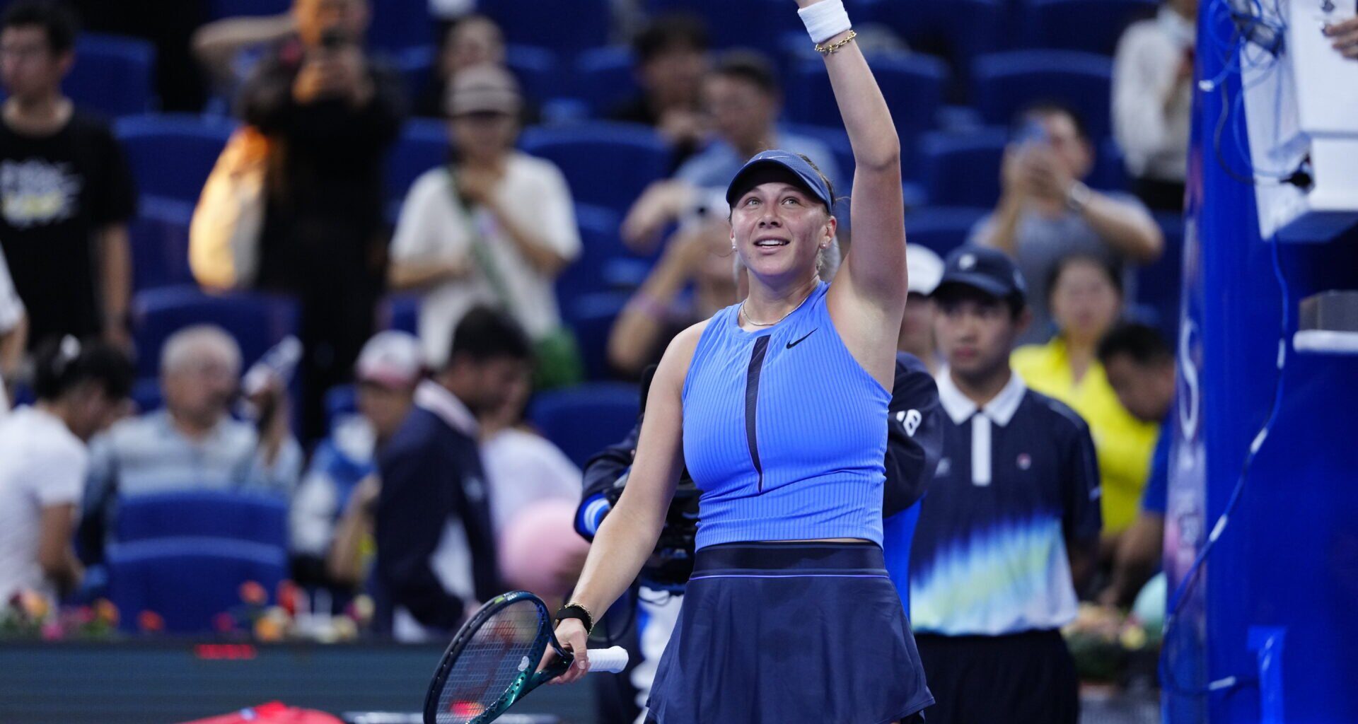 Amanda Amisimova reacts to having to play Coco Gauff in China Open semifinal and qualifying for the WTA Finals