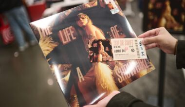 Taylor Swift 'The Life Of A Showgirl' Album Sales; New Acoustic Tracks