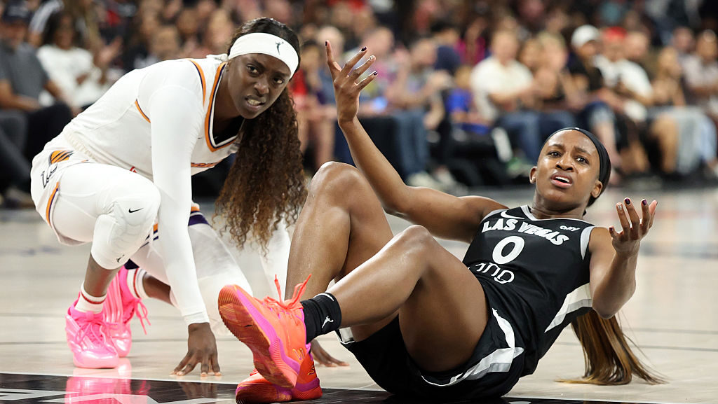 Phoenix Mercury vs. Las Vegas Aces in WNBA Finals...