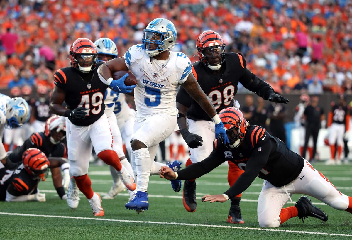Lions-Bengals takeaways: Detroit’s Jahmyr Gibbs, David Montgomery tie NFL record in win
