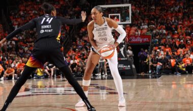 A’ja Wilson’s heroic shot gives Las Vegas Aces a 3-0 WNBA Finals lead over Phoenix Mercury