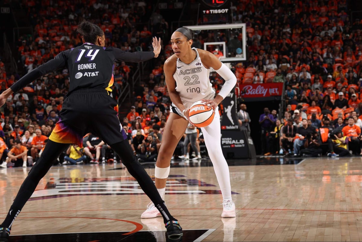 A’ja Wilson’s heroic shot gives Las Vegas Aces a 3-0 WNBA Finals lead over Phoenix Mercury
