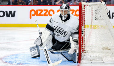 Kopitar, Kuemper day-to-day, lower-body injuries + Copley re-acquired, Portillo up and down, Perry practices