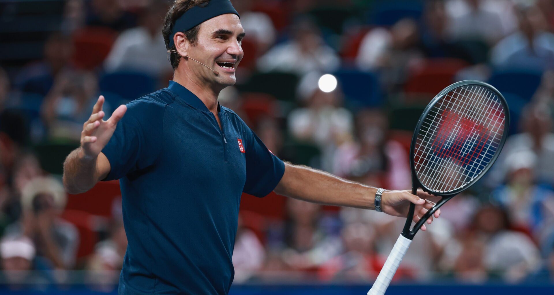 Sam Querrey rates Roger Federer’s current level of tennis from his exhibition match at the Shanghai Masters