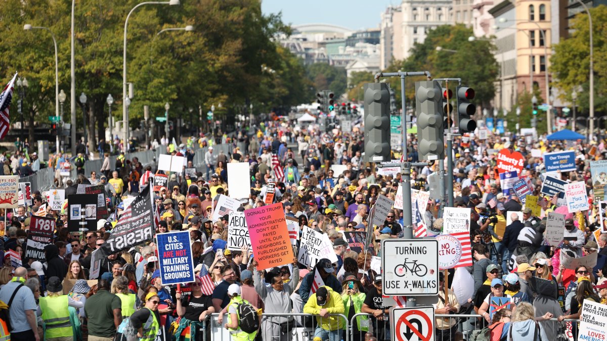 ‘No Kings’ protests begin in over 2,500 cities – NBC New York