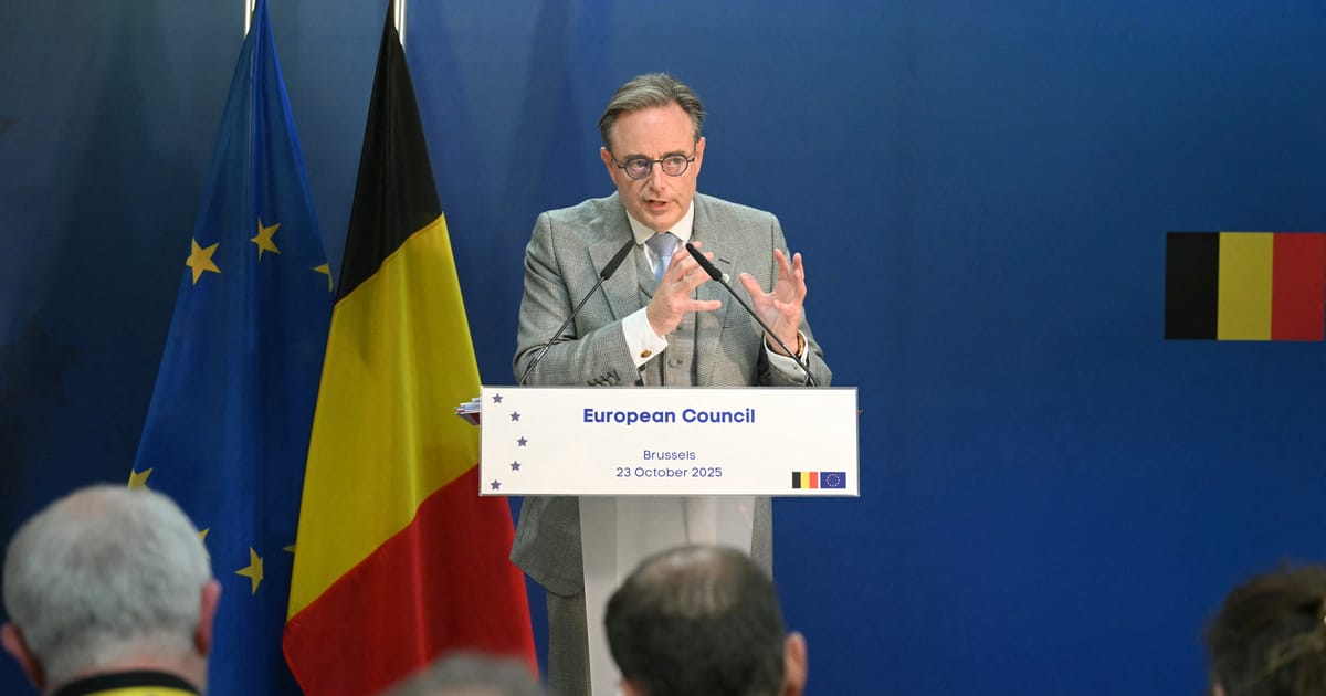 How Belgium’s De Wever derailed the EU’s ‘insane’ €140B Ukraine loan plan – POLITICO