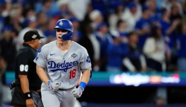 In a star-studded Dodgers lineup, ‘silent assassin’ Will Smith quietly gets the job done