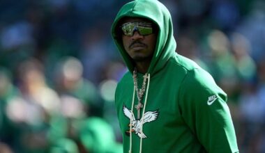 A.J. Brown discusses relationship with Jalen Hurts, the ‘rush’ of making a catch and more