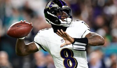 Ravens-Dolphins takeaways: Lamar Jackson throws 4 TD passes in first start since Week 4