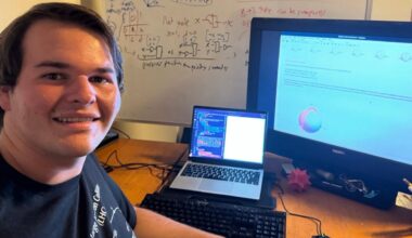 Christopher Gilbert, 19, of Cumberland, has always been fascinated with quantum physics and quantum computing. Now, his work in the latter field has earned him a $25,000 college scholarship. (Photo courtesy Christopher Gilbert)