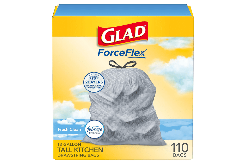 Glad ForceFlex Tall Kitchen Trash Bags (110-Count)